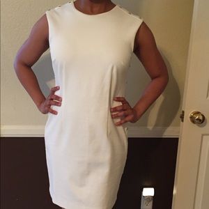 Michael Kors White dress with silver studs